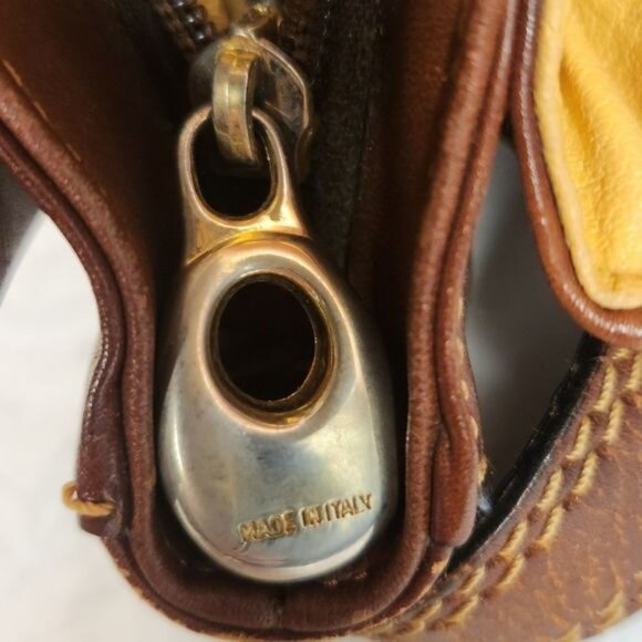 Engs Burg VTG 70s leather shoulder purse - Picture 11 of 15